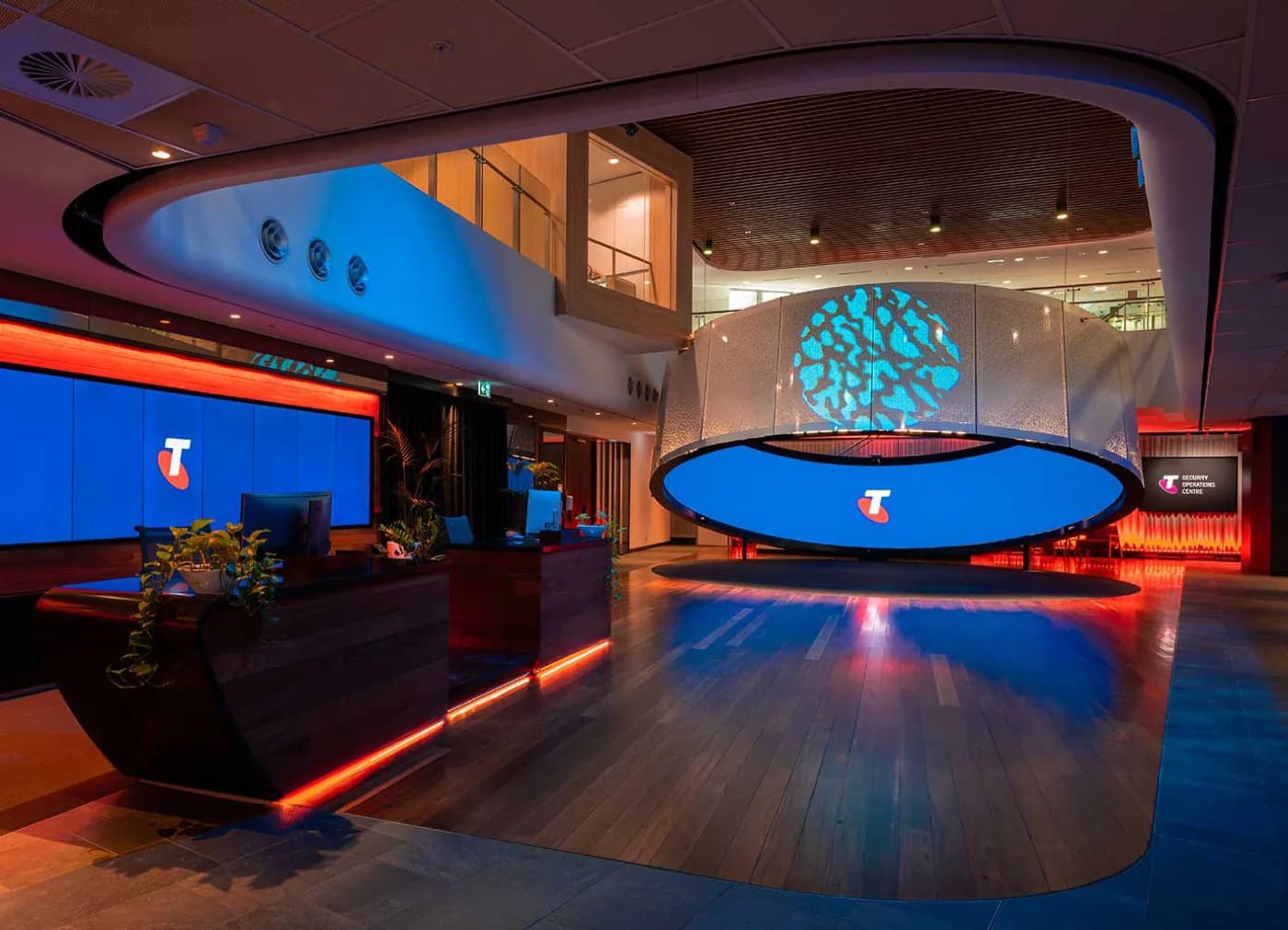 The Insight Ring at Telstra's Customer Insight Centre in Sydney