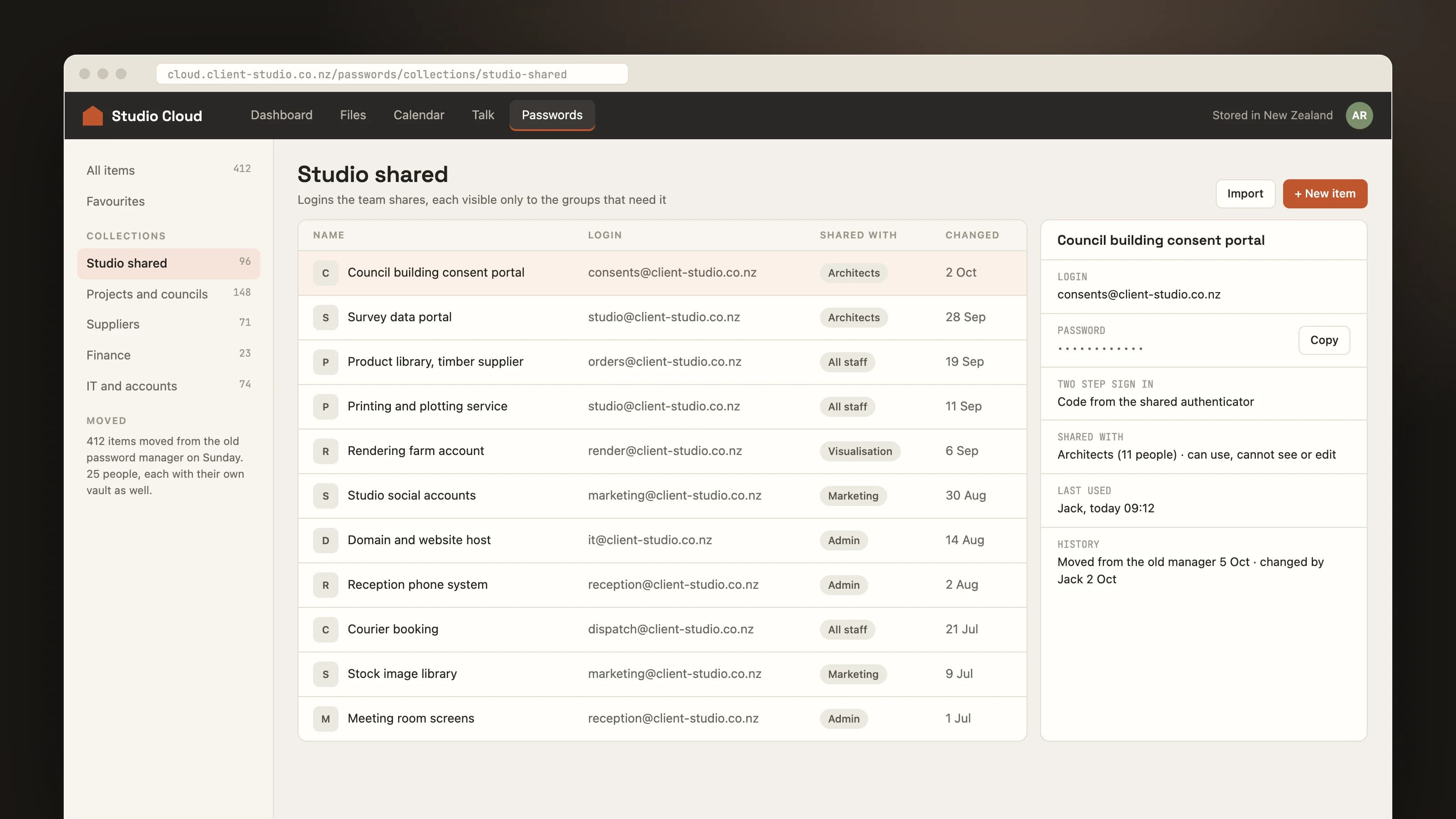 Files, passwords and calls, brought home: product screen 4 of 5