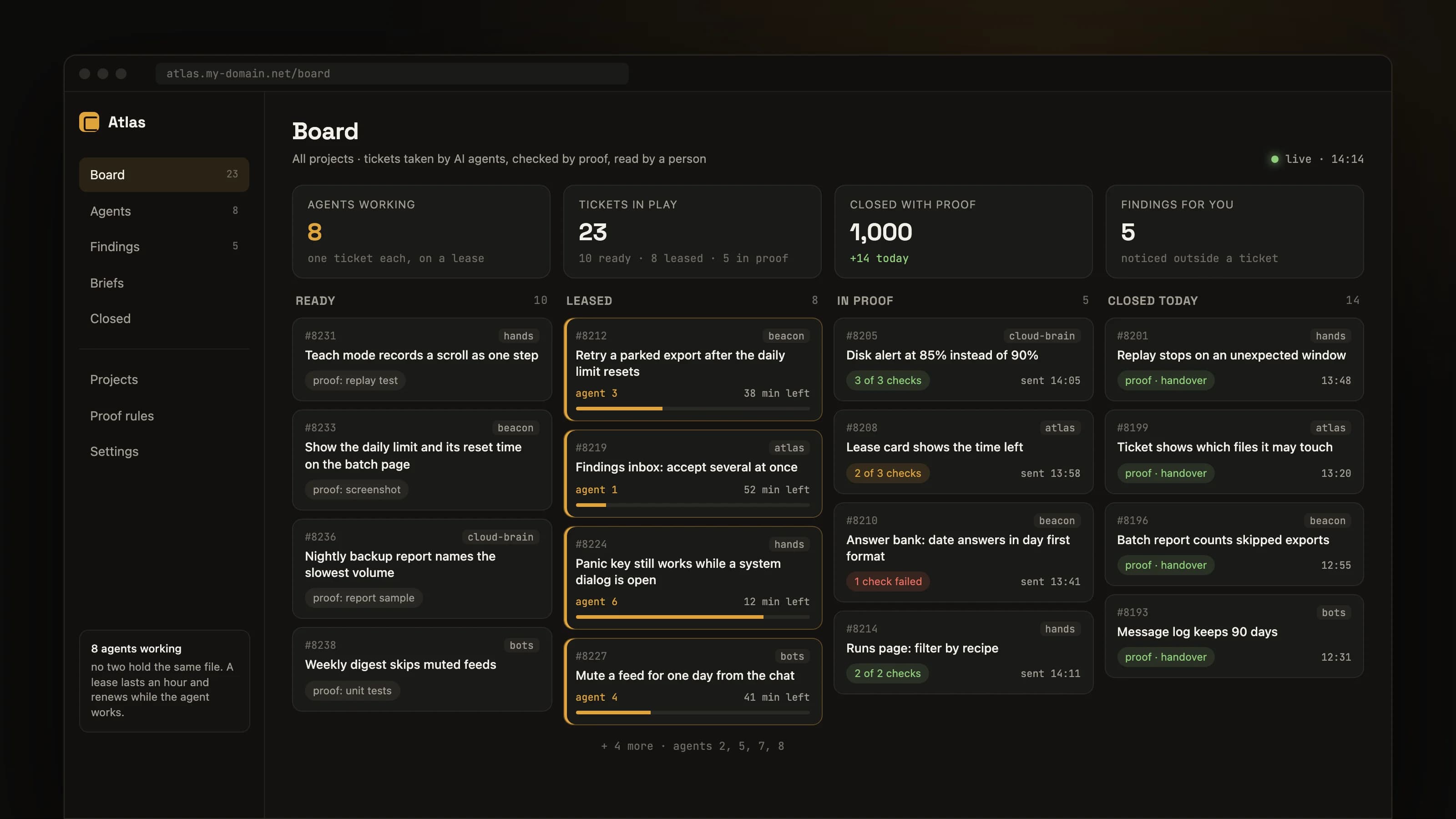 Brief: product screen 1 of 5