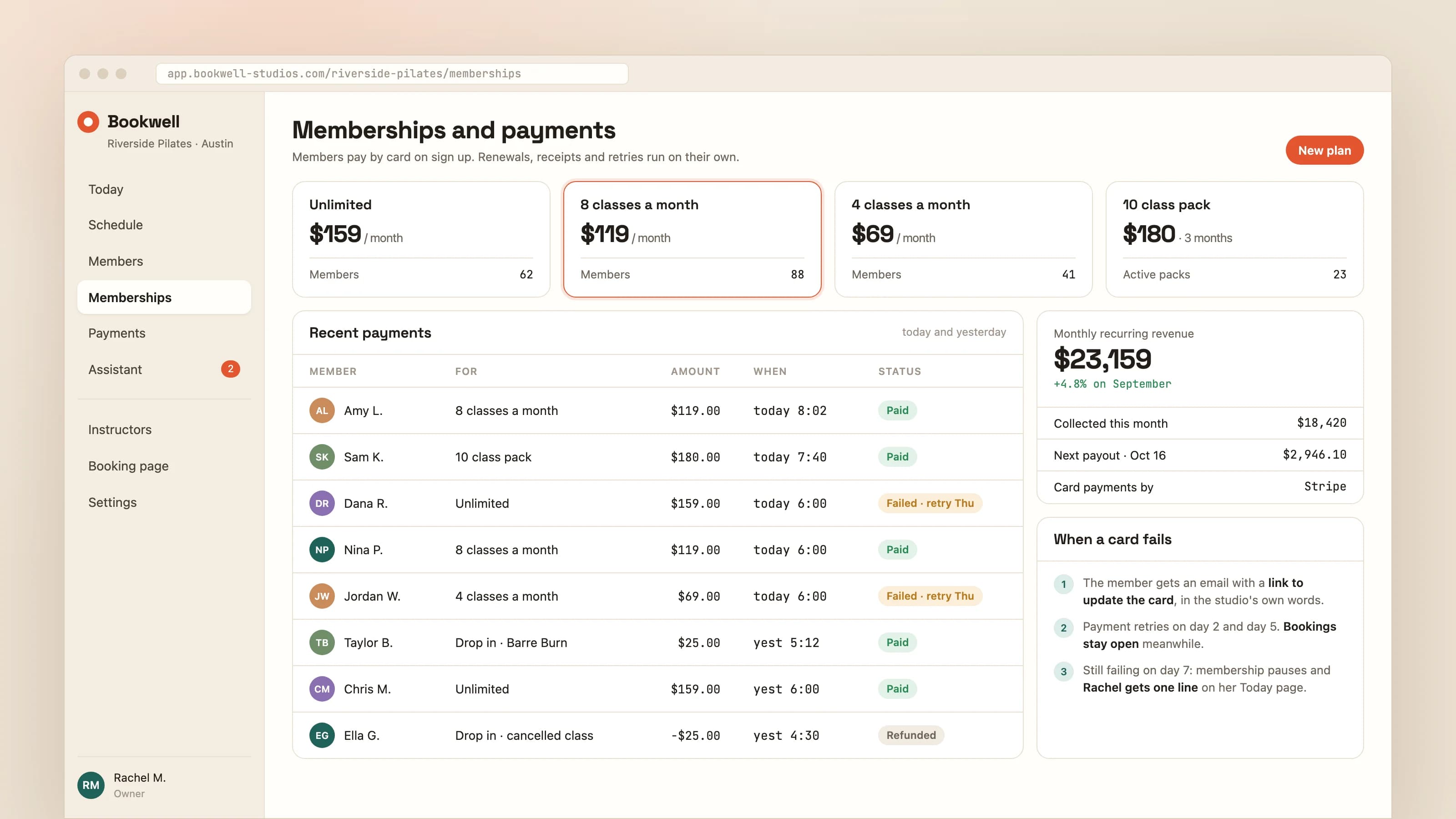 From an idea to paying customers: product screen 3 of 5